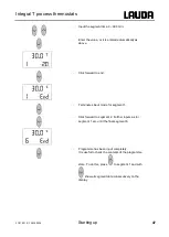 Предварительный просмотр 47 страницы Lauda Integral T 1200 Operating Instructions Manual