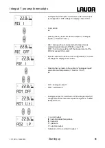 Предварительный просмотр 61 страницы Lauda Integral T 1200 Operating Instructions Manual