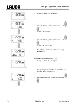 Предварительный просмотр 72 страницы Lauda Integral T 1200 Operating Instructions Manual
