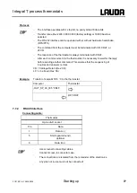 Предварительный просмотр 77 страницы Lauda Integral T 1200 Operating Instructions Manual