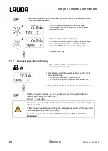 Предварительный просмотр 84 страницы Lauda Integral T 1200 Operating Instructions Manual