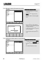 Предварительный просмотр 88 страницы Lauda Integral XT 150 Operating Instructions Manual