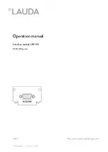 Lauda LRZ 913 Operation Manual предпросмотр