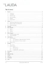 Preview for 3 page of Lauda LRZ 914 Operation Manual