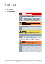 Preview for 113 page of Lauda P 10 Operation Manual