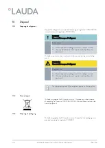 Preview for 129 page of Lauda P 10 Operation Manual