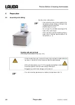 Preview for 22 page of Lauda PROLINE Edition X P 12 C Operating Instructions Manual