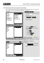 Preview for 62 page of Lauda PROLINE Edition X P 12 C Operating Instructions Manual