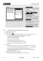 Preview for 74 page of Lauda PROLINE Kryomats Series Operating Instructions Manual