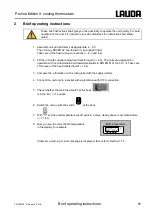 Preview for 11 page of Lauda Proline RP 1290 C Operating Instructions Manual