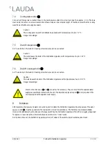 Preview for 11 page of Lauda Puridest PD 2 D Operating Instructions Manual