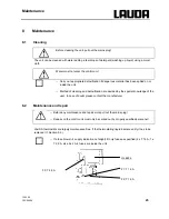 Preview for 29 page of Lauda RE 104 Operating Instructions Manual