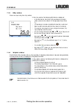 Preview for 35 page of Lauda RE 1050 G Operating Instructions Manual