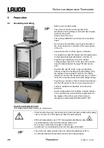 Preview for 20 page of Lauda RP 1290 Operating Instructions Manual