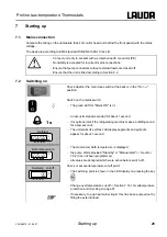 Preview for 25 page of Lauda RP 1290 Operating Instructions Manual