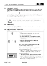 Preview for 27 page of Lauda RP 1290 Operating Instructions Manual