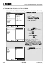 Preview for 76 page of Lauda RP 1290 Operating Instructions Manual