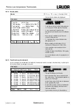 Preview for 115 page of Lauda RP 1290 Operating Instructions Manual