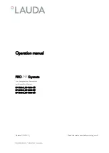 Lauda RP 3090 C Operation Manual preview