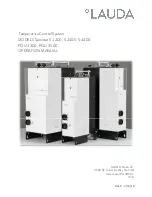 Lauda Semistat S 1200 Operation Manual preview