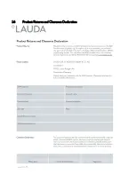 Предварительный просмотр 40 страницы Lauda VF 20040 C Operating Instructions Manual