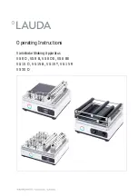 Lauda VS 15 B Operating Instructions Manual предпросмотр