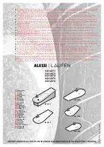 Laufen Alessi H814971 Manual preview