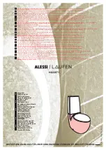 Laufen ALESSI H822971 Quick Start Manual preview