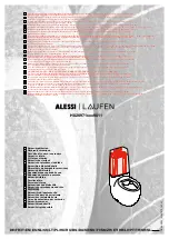 Laufen ALESSI H826971 9811 Series Manual preview