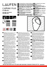 Preview for 1 page of Laufen CAPRINO PLUS H841065 Installation Instructions Manual