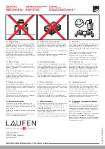 Предварительный просмотр 8 страницы Laufen CITYPRO HF500960100010 Manual