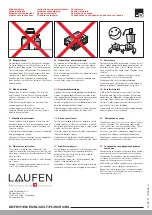 Предварительный просмотр 6 страницы Laufen CITYPRO S Series Manual