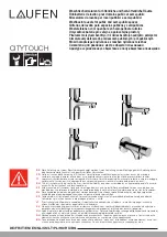 Laufen CITYTOUCH HF771033100000 Manual preview