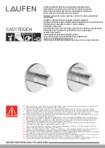 Laufen EASYTOUCH HF741078100000 Installation Instructions Manual preview