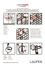 Preview for 2 page of Laufen ILBAGNOALESSI 8.1097.1 Installation Instruction