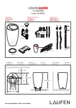 Preview for 2 page of Laufen ILBAGNOALESSI 8.1197.2 Installation Instructions Manual