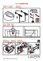 Preview for 2 page of Laufen ILBAGNOALESSI One 8.2097.6 Installation Instruction