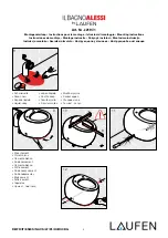 Preview for 4 page of Laufen ILBAGNOALESSI ONE 82197.1 Fitting Instructions Manual