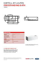 Laufen Kartell 2.2233.2 Installation Instructions Manual preview