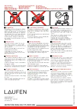 Preview for 6 page of Laufen Kartell 8.3033.1 Quick Start Manual