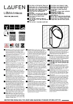 Preview for 1 page of Laufen LEMA H841192 Installation Instructions Manual