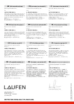 Preview for 8 page of Laufen LIS AW3 8.9566.3.020.000.1 Instructions Manual