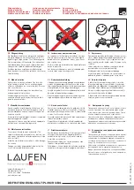 Preview for 12 page of Laufen MILOR HF503483100060 Manual