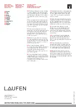 Preview for 6 page of Laufen SIMIBOX HF574038000000 Quick Start Manual