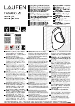 Laufen TAMARO VS H841124 Manual preview