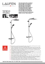 Laufen twinplus HF905457100600 Manual preview