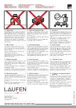 Предварительный просмотр 8 страницы Laufen twinplus Quick Start Manual