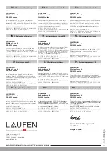 Предварительный просмотр 20 страницы Laufen TWINTRONIC Series Manual