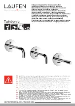 Laufen Twintronic Instructions Manual предпросмотр