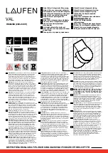 Предварительный просмотр 1 страницы Laufen VAL H840286 Service Manual